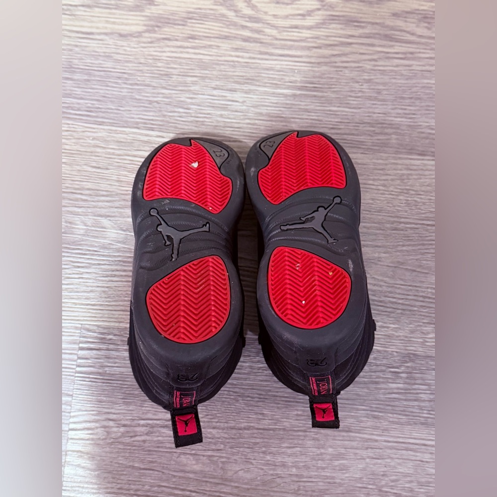 🖤🩷 Air Jordan Retro 12 ‘Rush Pink’ Size 2.5Y - Picture 6 of 7